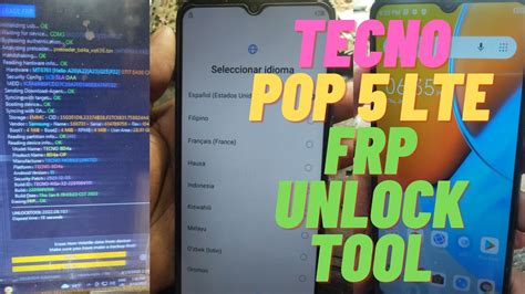 Tecno Pop 5 Lte Bd4i Frp Unlock Tool Youtube