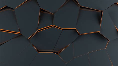 Hd Wallpaper Polygon Material Design Abstract 3d Digital Art