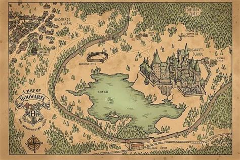 Creating A Fantasy Map Richie Billing Harry Potter Art Harry