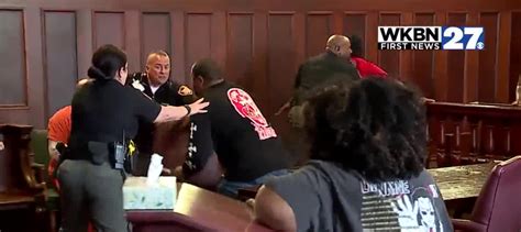 Watch Sons Attack Mothers Killer In Ohio Courtroom