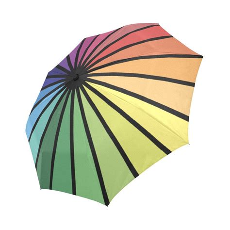 Automatic Foldable Rainbow Umbrella Love Is Love Lgbtq Pride Etsy In