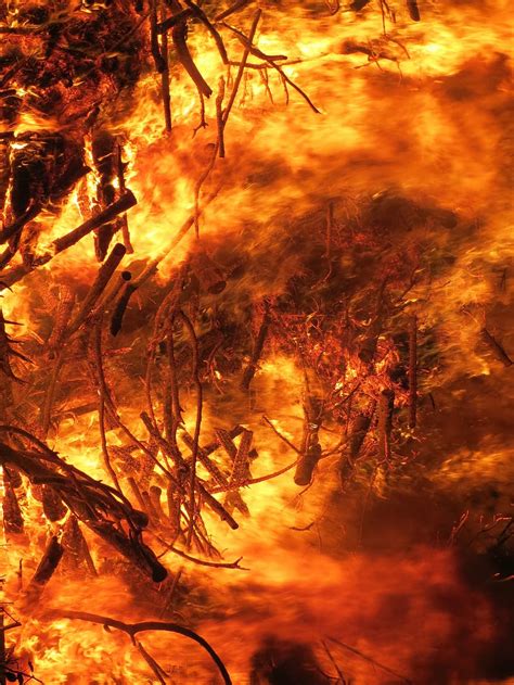 Burning Wood Digital Wallpaper Fire Conflagration Easter Fire