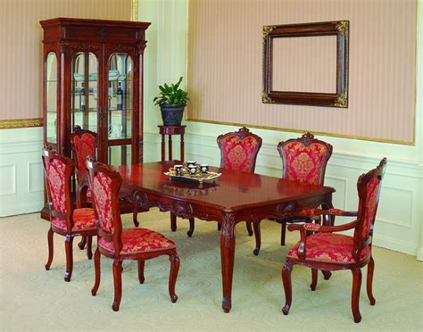 Find dining room furniture names get info at everymanbusiness.com! Lavish Antique Dining Room Furniture Emphasizing Classic ...