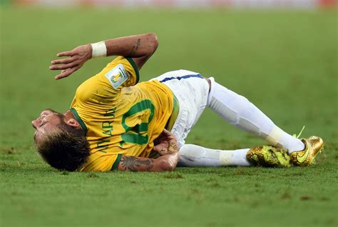 World Cup 2014 Neymars Injury Dampens Brazils Win Over Colombia