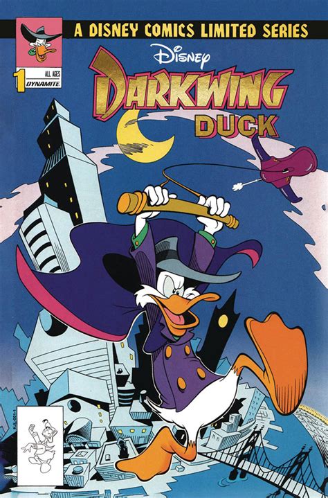 Darkwing Duck 1991 1 Facsimile Edition Cover D Gold Foil Logo
