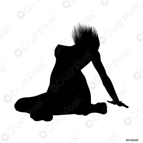 Naked Sexy Girls Silhouette Stock Vector 3160349 Crushpixel