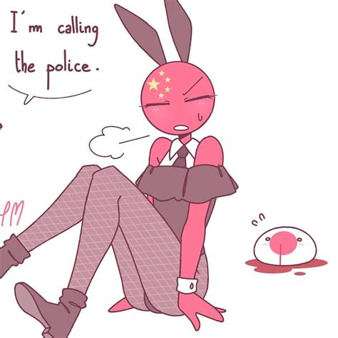 A Cartoon Rabbit Sitting On The Ground Next To A Person With An Egg In