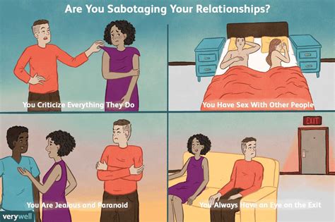 self sabotaging relationship causes signs and ways to cope