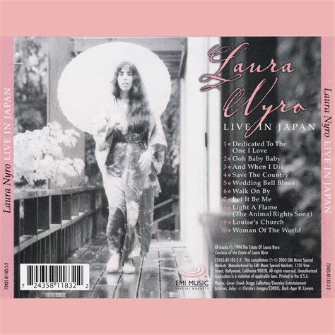 Live In Japan Laura Nyro Mp3 Buy Full Tracklist