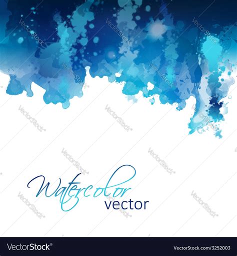 Abstract Watercolor Header Background Royalty Free Vector