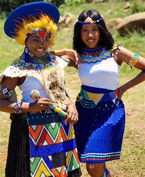 Clipkulture Lerato Mvelase And Sihle Ndaba In Zulu Traditional Attire For Heritage Day 2019