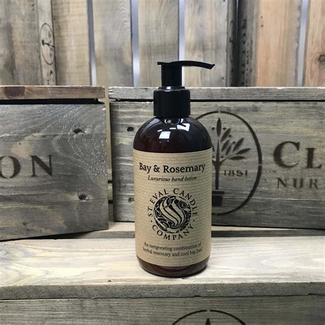 Luxurious Bay And Rosemary Scented Hand Lotion At Clifton Nurseries