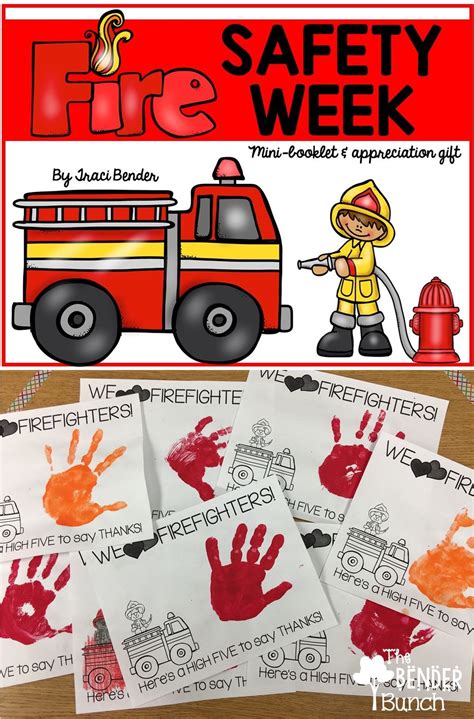 Fire Safety Week Mini Booklet And Appreciation T Fire Safety
