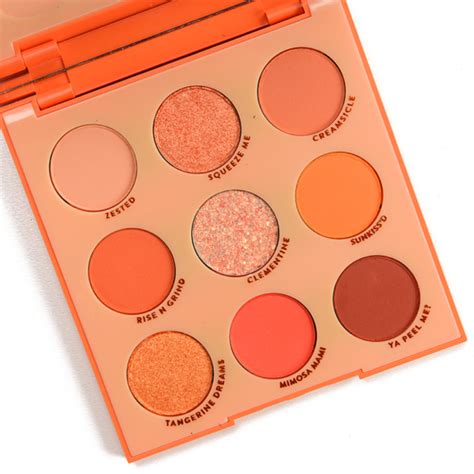 Colourpop Orange You Glad 9 Pan Pressed Powder Palette Review And Swatches