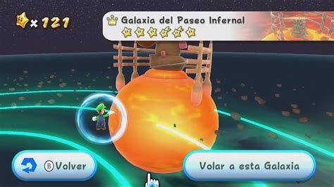 Todas Las Estrellas Galaxia Paseo Infernal Super Mario Galaxy Youtube