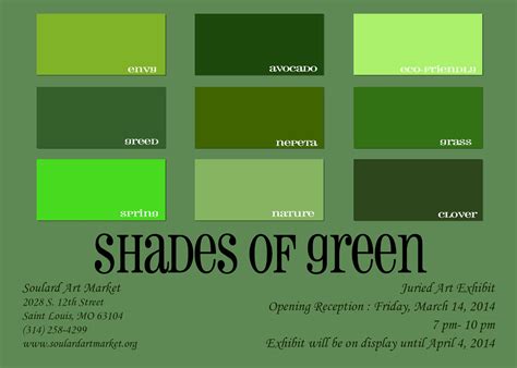 Shades Of Green Shades Of Green Different Shades Of Green Green