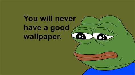 Pepe The Frog Sad Wallpaper