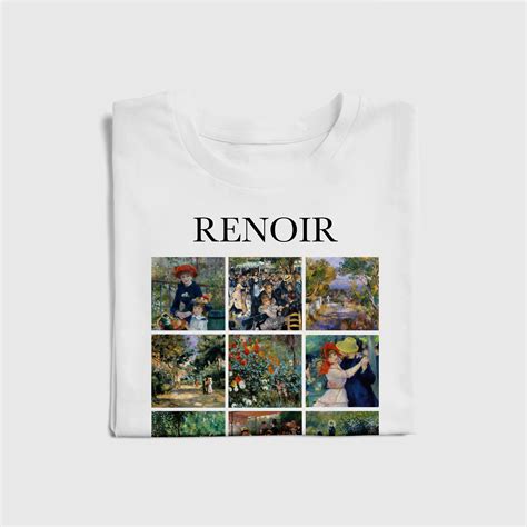 Pierre Auguste Renoir Collage T Shirt Shirt Tshirt Etsy