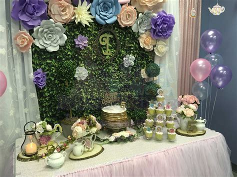 Gardening party do you love to garden? Enchanted Garden Tea Party Birthday Party Decorations — Princesses & Princes