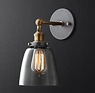Free shipping & free returns*. 20th C. Factory Filament Clear Glass Cloche Sconce