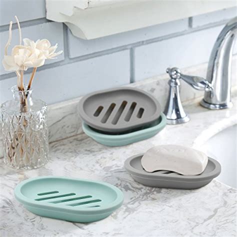 Topsky 2 Pack Soap Dish With Drain Soap Holder Soap Saver Easy
