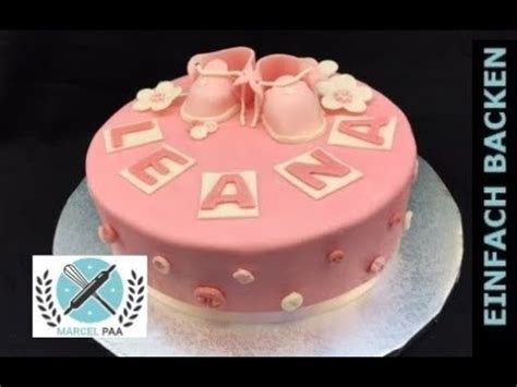 Check spelling or type a new query. Pinke Tauftorte mit Babyshoes - YouTube