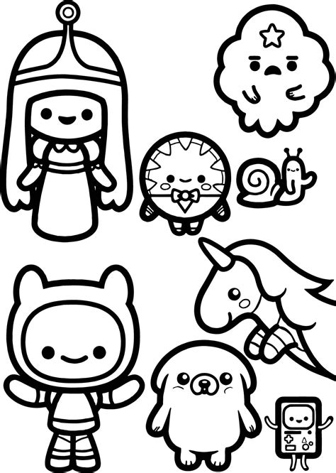 Chibi Animal Coloring Pages Coloring Pages