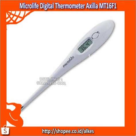 Microlife Digital Thermometer Axilla Mt16f1 Termometer Bagus Akurat Murah Shopee Indonesia