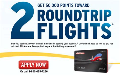 Offer (terms & conditions) how to claim your £10 credit. Southwest Airlines Credit Card 50,000 Point Offer ...