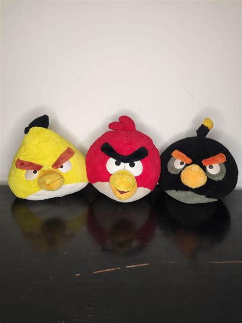 Angry Birds Plush Lot Of 3 Etsy