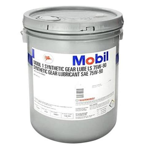 Mobil M67 105704 5 Gal Sae 75w 90 Synthetic Gear Oil
