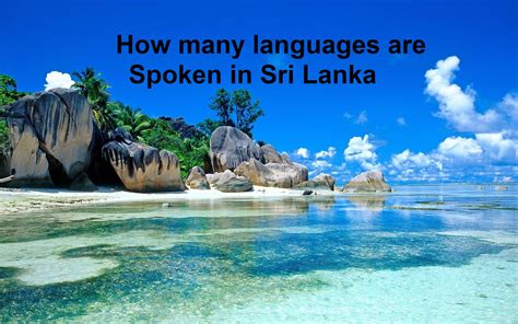 Sri Lanka Language World Info