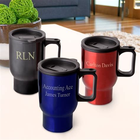 Personalized Travel Coffee Mug