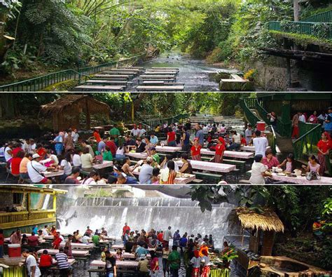 Amazing Waterfalls Restaurant In Villa Escudero Ideas Design Ideas