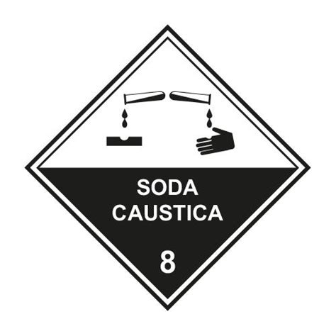 Rombo Soda Caustica 8 Señaliza Spa