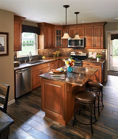A Gorgeous Warm Toned Kitchen Featuring Wolfs Classic Cabinets Line