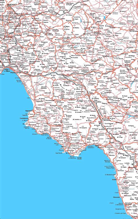 Cartina Geografica Italia Sud E Isole