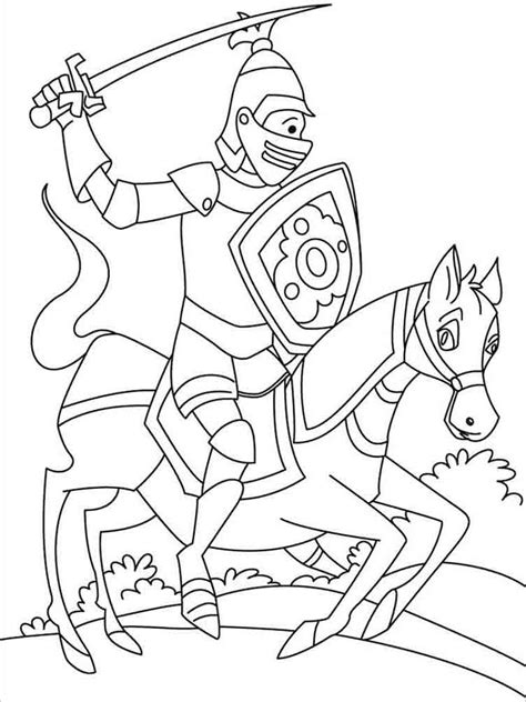 You can also use this design in other creative ways as a party favor or decoration. Knights coloring pages. Download and print knights ...