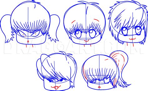 How To Draw Chibi Hair By Dawn