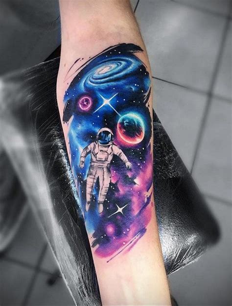 Astronaut Tattoo Meaning Drawing History Features Photo Examples