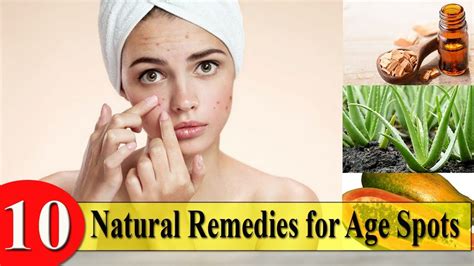 10 Natural Remedies For Age Spots The Best Way To Remove Age Spots Youtube