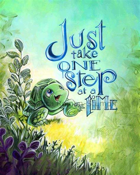 Just Take One Step At A Time 8x10 Print · Art Of Bianca Rs · Online
