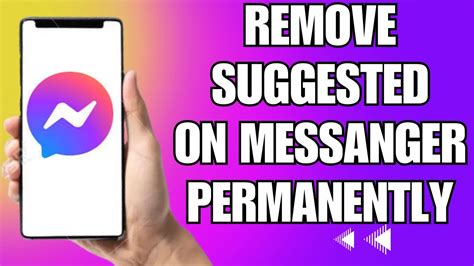 How To Remove Suggested On Messenger Permanently 2023 Youtube