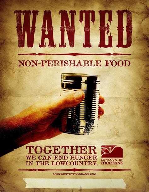 Food banks are most in need of canned tuna and salmon. Wanted: Non-Perishable Food | Food Drive | Pinterest ...