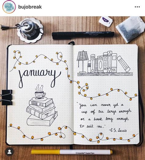 92 Best January Bullet Journal Monthly Cover Page Ideas Bliss Degree