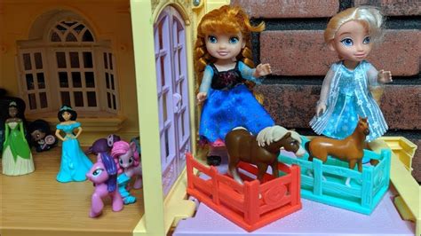 Gamer Dolls Elsa And Anna Playing Games Dolls And Toys Video