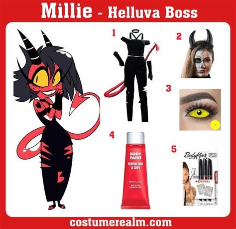 Dress Like Helluva Boss Millie For Cosplay Halloween Guide