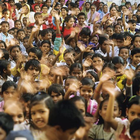 Crowd Of Children Photograph By David Constantine