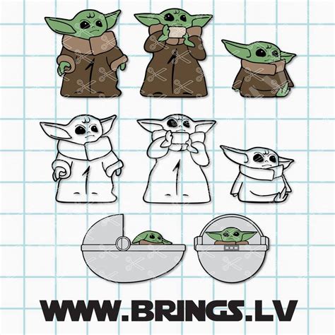 Baby Yoda Svg Free Image SVG File Cut Cricut
