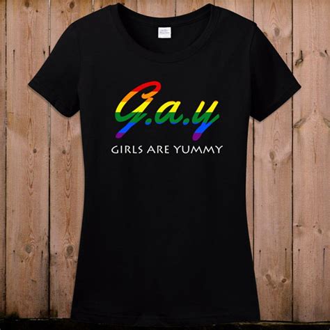 Gay Pride Shirt Lesbian Gay Women Girls Are Yummy Gay Pride Etsy
